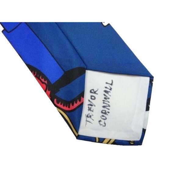 DILBERT & GANG Comic Office Humor Funny Cartoon Blue Neck Tie Mens Necktie - Picture 4 of 4